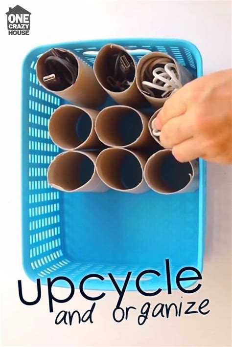 recycle  repurpose tp tubes crazy house life hacks organization repurposed