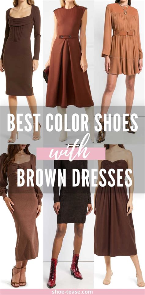color shoes  brown dress outfits   colors  wear