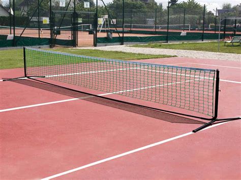 sodex sport portable mini tennis set  steel   long net included