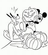 Coloring Halloween Mickey Pages Mouse Popular sketch template