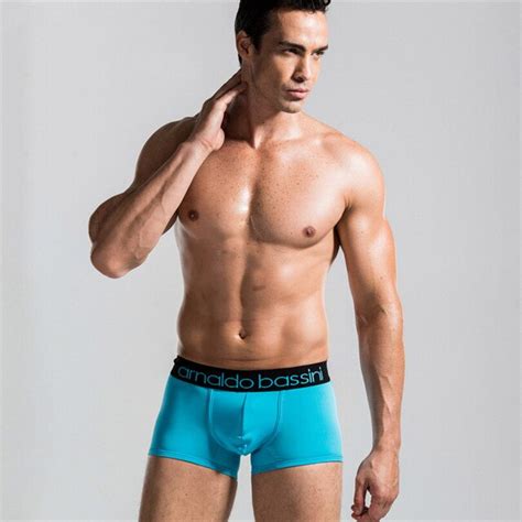 sportsman fashion solid sexy boxer mens underwear mid rise stretchable