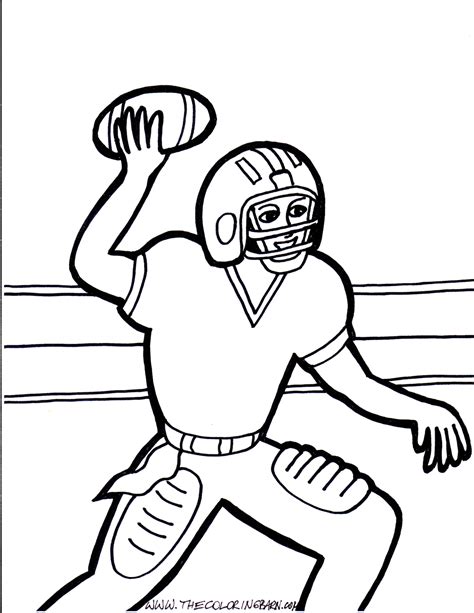 coloring pages football teams