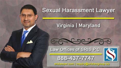 sexual harassment lawyer virginia maryland sexual harassment law