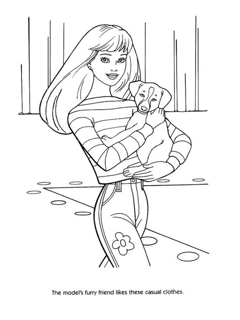 barbie coloring pages barbie coloring horse coloring pages