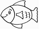 Fish Outline Clip Cliparts Printable Template Fishes Coloring Pages Outlines Kleurplaat Different sketch template