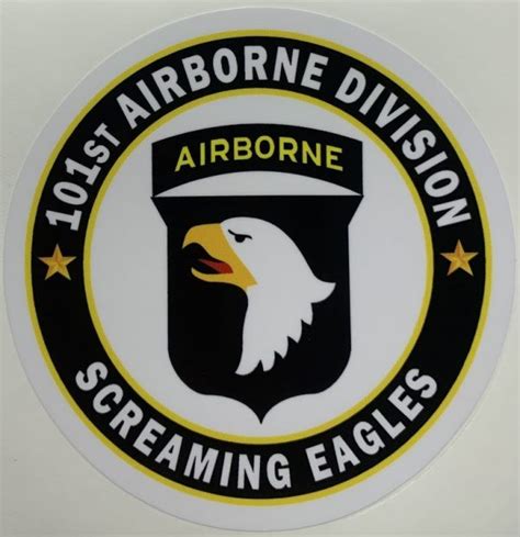 army st airborne division screaming eagles sticker decal patch