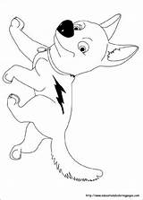Bolt Coloring Pages Dog Barbie Printable Lightning Colouring Educational Fun Kids Getcolorings Getdrawings sketch template