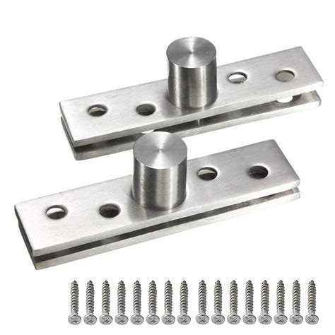 buy pcs pivot hinge rotating hinge  degree stainless steel