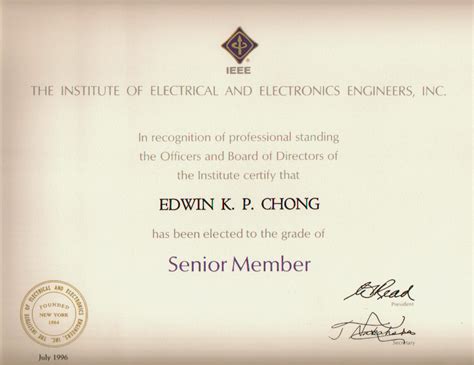 selected awards  honors  edwin chong