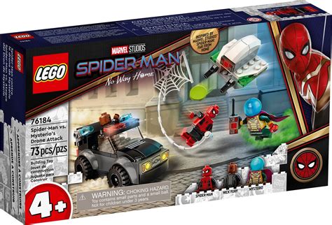 lego marvel super heroes spider man  mysterios drone attack klickbricks