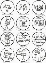 Jesse Tree Ornaments Coloring Symbols Pages Paper Printable Christmas Advent Catholic Meanings Ornament Print Activities Contact Template Printablee Unique Jesus sketch template