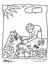 Garden Coloring Vegetable Pages Preschool Colouring Gardening Planting Color Kids Printable Getdrawings Getcolorings Sheets Library Clipart Colorings sketch template