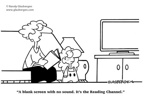 cartoons about reading randy glasbergen glasbergen cartoon service