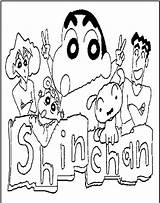 Shin Chan Coloring Pages Shinchan Family Printable Crayola Crayon Parents Kids Colouring Halloween Clipart Cartoons Madelyn Print Sheets Comments Coloringhome sketch template