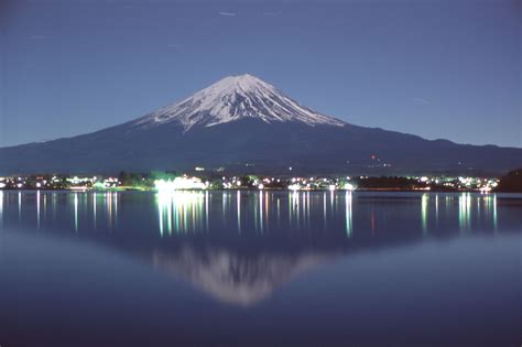 Mount Fuji At Night Important Wallpapers