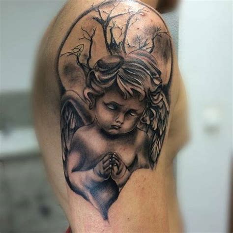Top 141 3d Angel Tattoo Designs