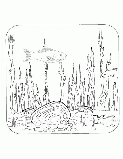 ocean scene coloring pages coloring home