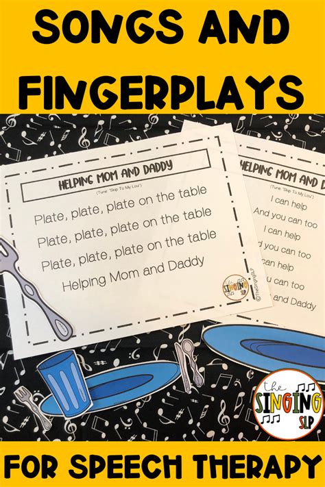 thanksgiving songs fingerplays dishes  setting  table boom printable speech