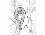 Coloring Spiderman Air Spider Man sketch template