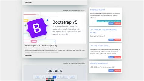 bootstrap  bootstrap blog mobirise forums