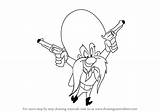 Sam Yosemite Looney Tunes Draw Step Drawing Cartoon sketch template