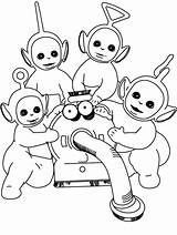 Teletubbies Coloring Pages Printable Kids Print Getcolorings Colouring Color Cool Sheets sketch template