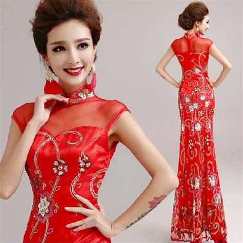 Fashionable New 2015 Winter Cheongsam Long Qipao Chinese Style Dress