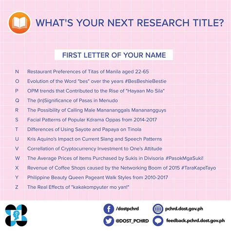 research title ideas philippines