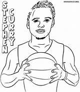 Curry Coloring Stephen Pages Printable Steph Basketball Drawing Print Coloringway Player Colorings sketch template