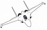 Coloring Machines Jets Fighter sketch template