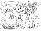 Coloring Pages Easter Bunny Cute Lamb Egg Drawing Coloringpages4u Year Printable Colouring Getdrawings Olds Getcolorings sketch template