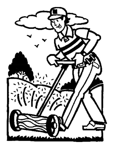 coloring pages garden tools coloringpages