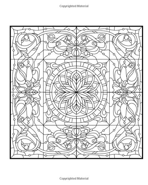 decorative squares coloring book  adult coloring adult coloring