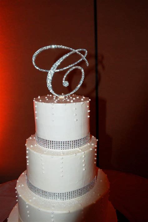 Custom Swarovski Crystal Wedding Cake Toppers 6 With