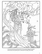 Coloring Marty Noble Bol Books Goddesses Book Boeken Afkomstig Van sketch template