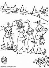 Coloring Teletubbies Pages Dipsy Getcolorings Printable sketch template