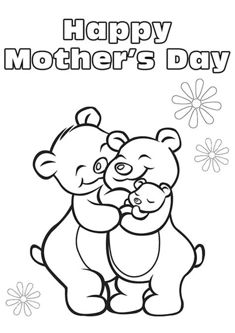 print coloring image momjunction mothers day colors mothers day