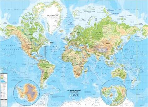 carte du monde en relief idee cadeau quebec
