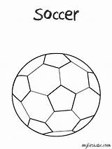 Coloring Soccer Pages Ball Balls Template Templates Popular sketch template