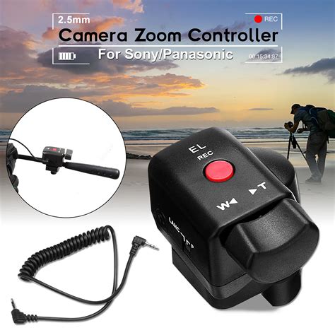 dslr pro camcorder remote control zoom remote controller  mm jack cable  sony canon