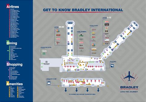 maps bradley international airport