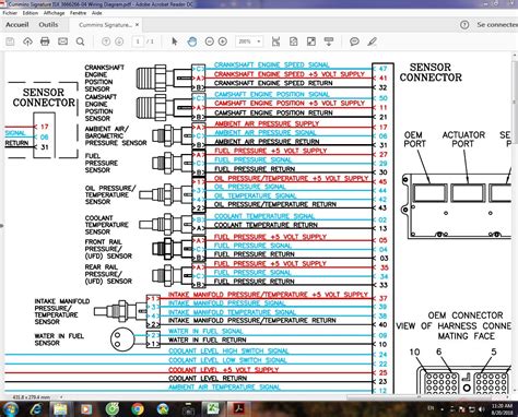 wiring isx diagram  cummims signature isx cm   wiring diagram auto repair