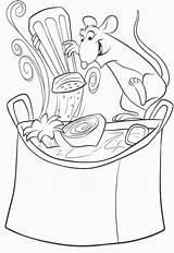 Ratatouille Coloring Pages Kids Disney Print Simple Book Clipart Pixar Colouring Characters Library Popular Justcolor sketch template
