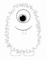 Silly Coloring Monster Pages Printable Cute Print Getcolorings Cookie Getdrawings Color sketch template