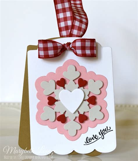 marybeths time  paper heart tag