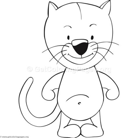 instant  easy cat coloring pages coloring coloringbook