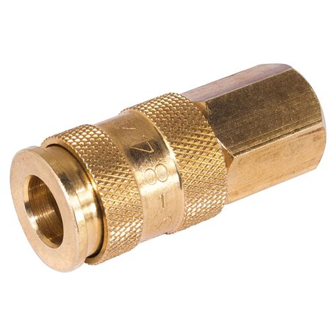 aes industries hvlp ready high flow universal brass quick coupler aes industries
