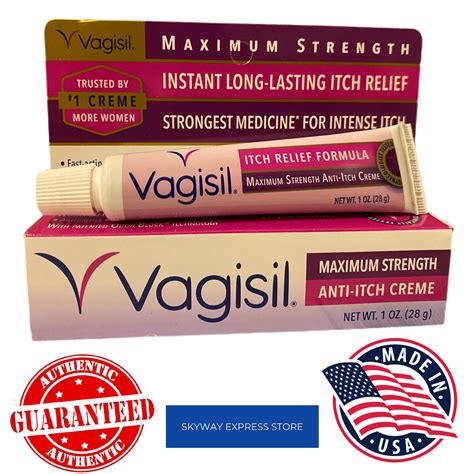 Vagisil Maximum Strength Anti Itch Cream For Yeast Infection Vaginal