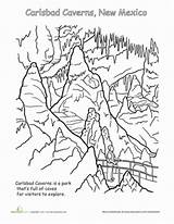 Caverns Carlsbad Cavern Cave Yellowstone Jasper Designlooter Petrified sketch template