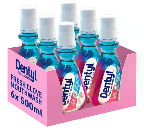 dentyl dual action cpc mouthwash 12hrs fresh breath and total care